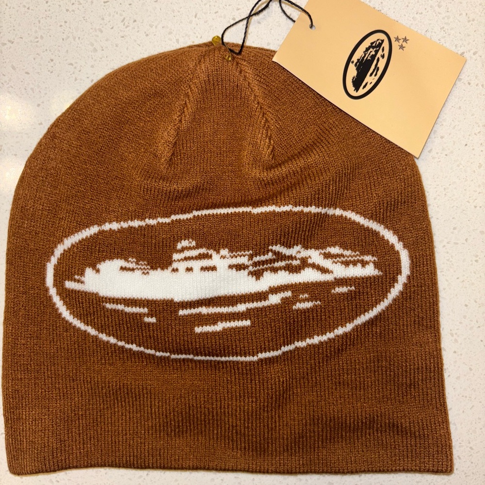 NEW Corteiz Brown Beanie